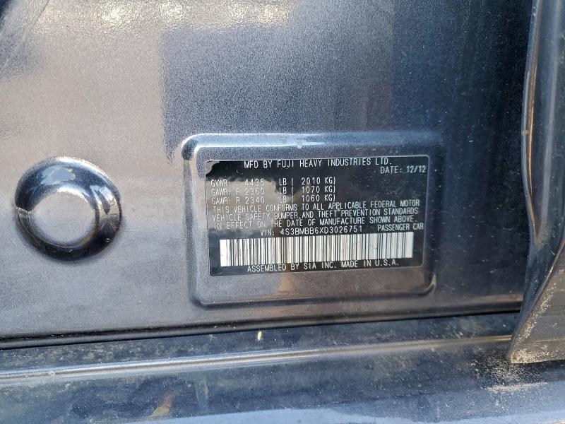 2013 SUBARU LEGACY 2.5 #3305302324