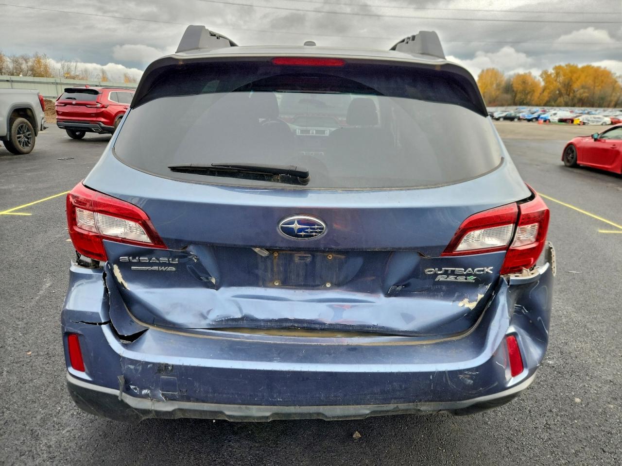 Lot #3316031222 2015 SUBARU OUTBACK 2.