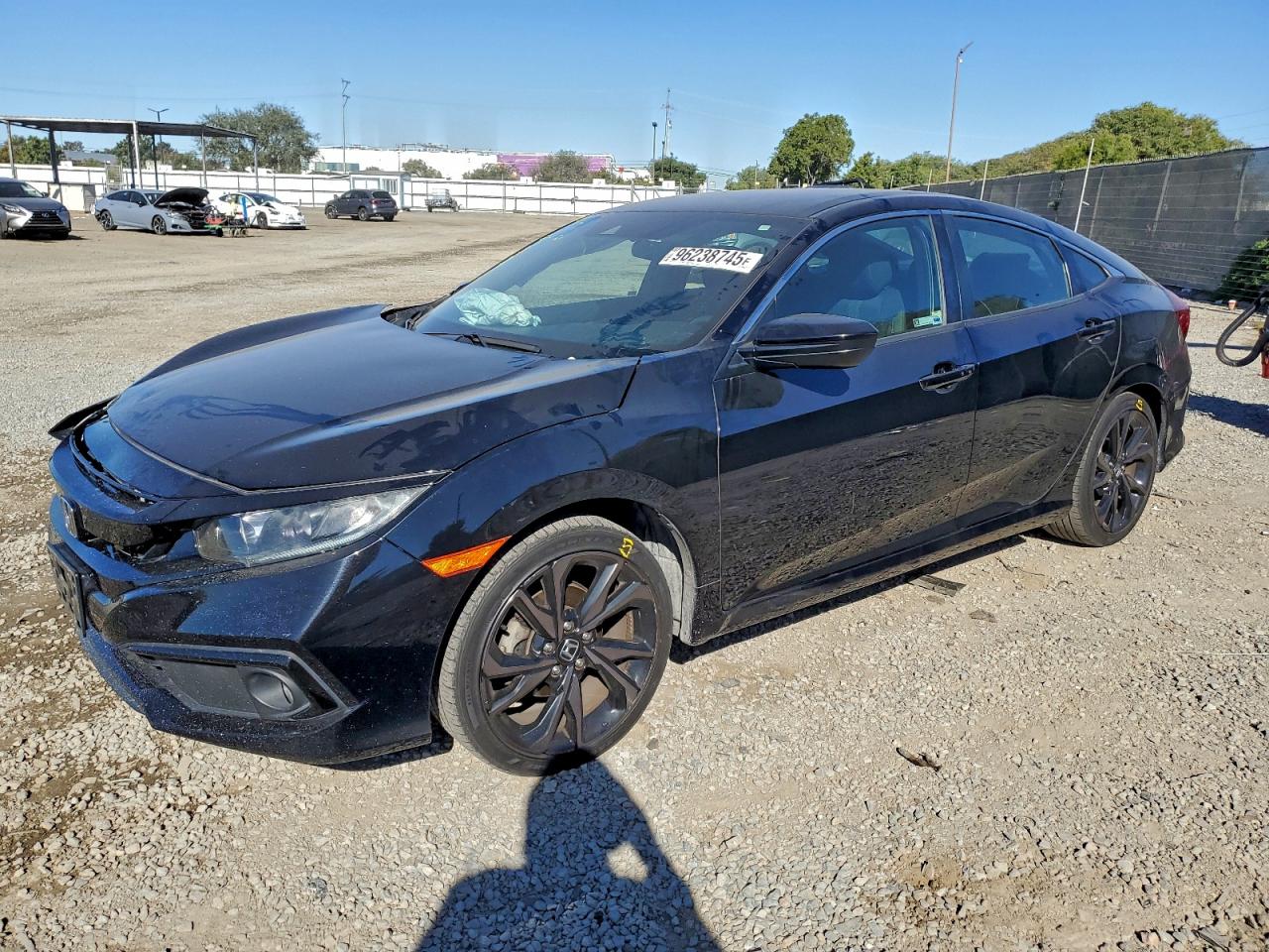 Lot #3315914083 2020 HONDA CIVIC SPOR