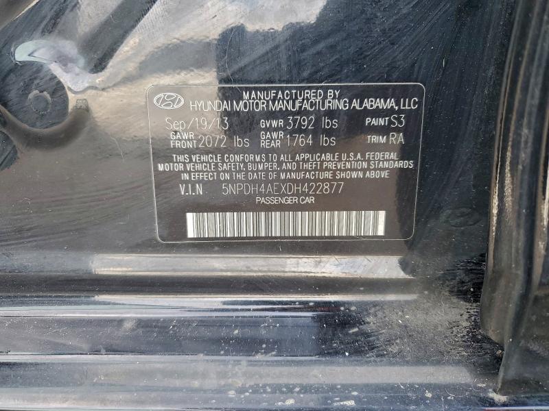 2013 HYUNDAI ELANTRA GL #3305655748