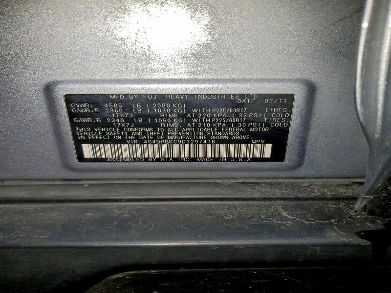 2013 SUBARU OUTBACK 2. #3304791313