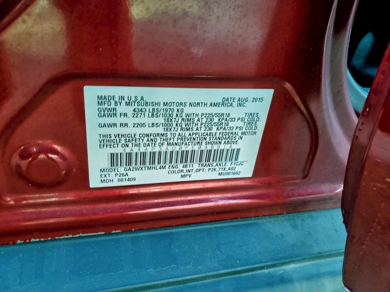 MITSUBISHI OUTLANDER ES