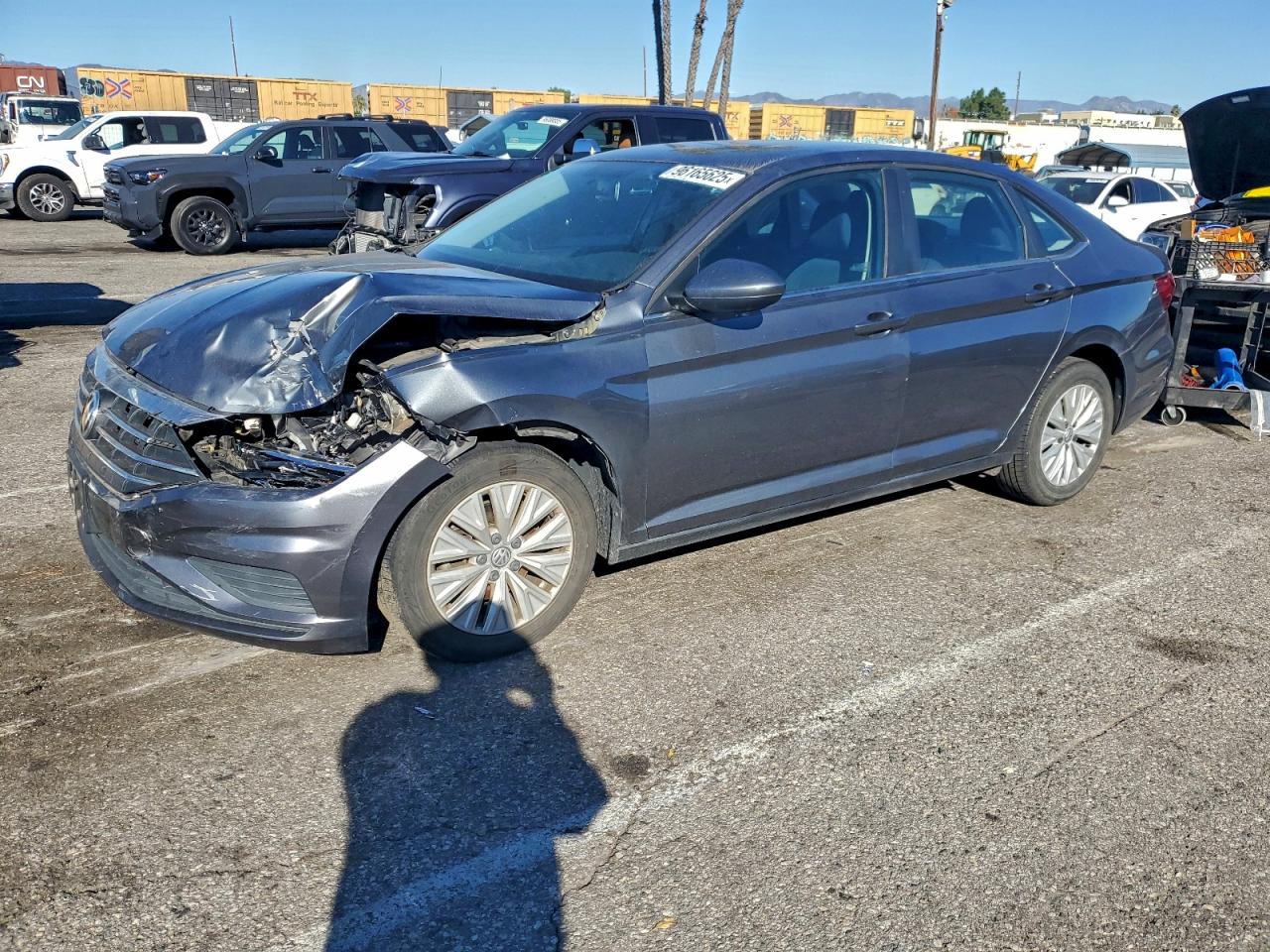 Lot #3316061274 2019 VOLKSWAGEN JETTA S