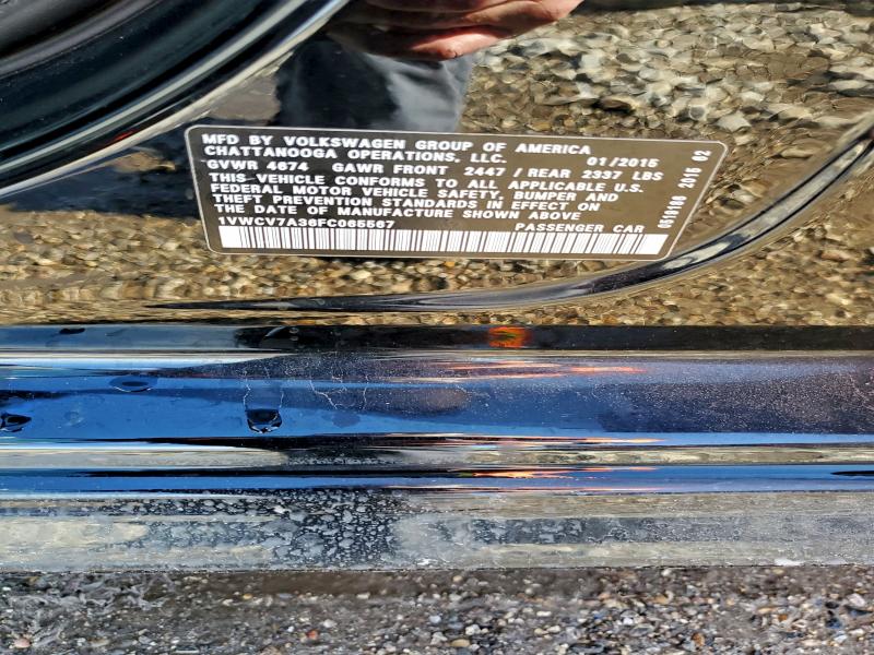 2015 VOLKSWAGEN PASSAT SEL #3303069827