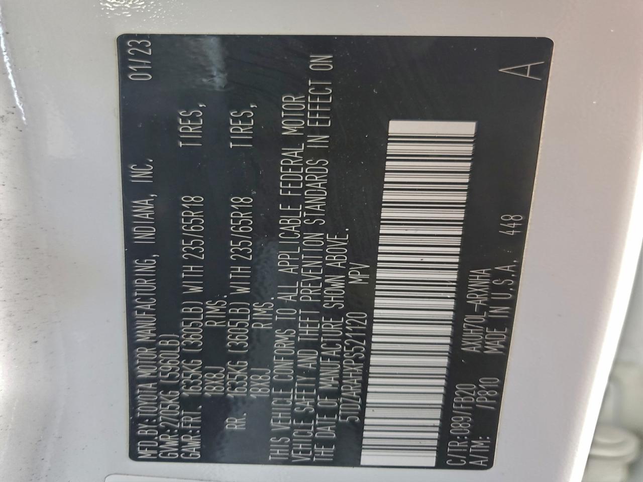 TOYOTA HIGHLANDER HYBRID LE