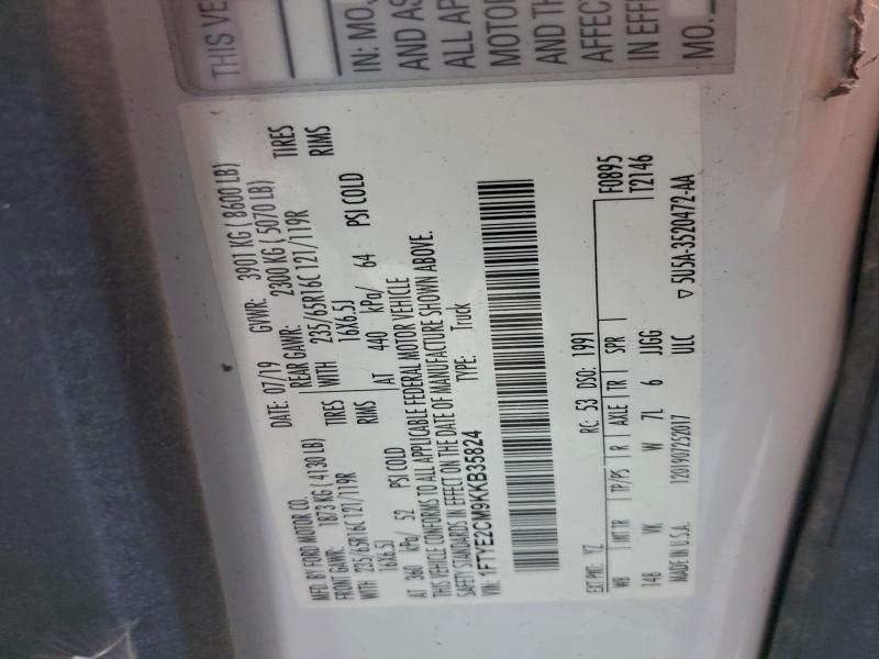 2019 FORD TRANSIT #3310691769