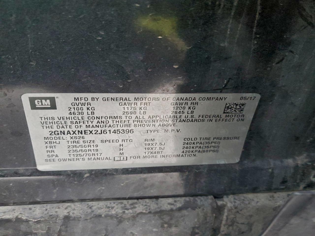 CHEVROLET EQUINOX PREMIER