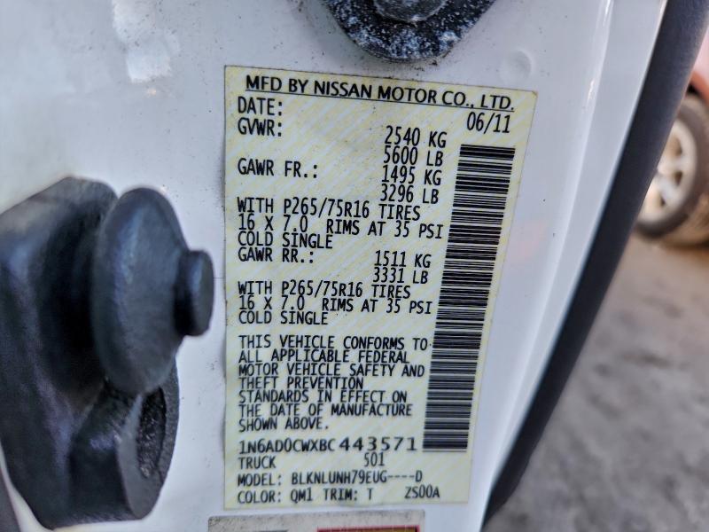 2011 NISSAN FRONTIER S #3305303373