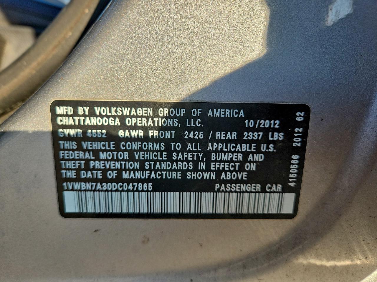 VOLKSWAGEN PASSAT SE