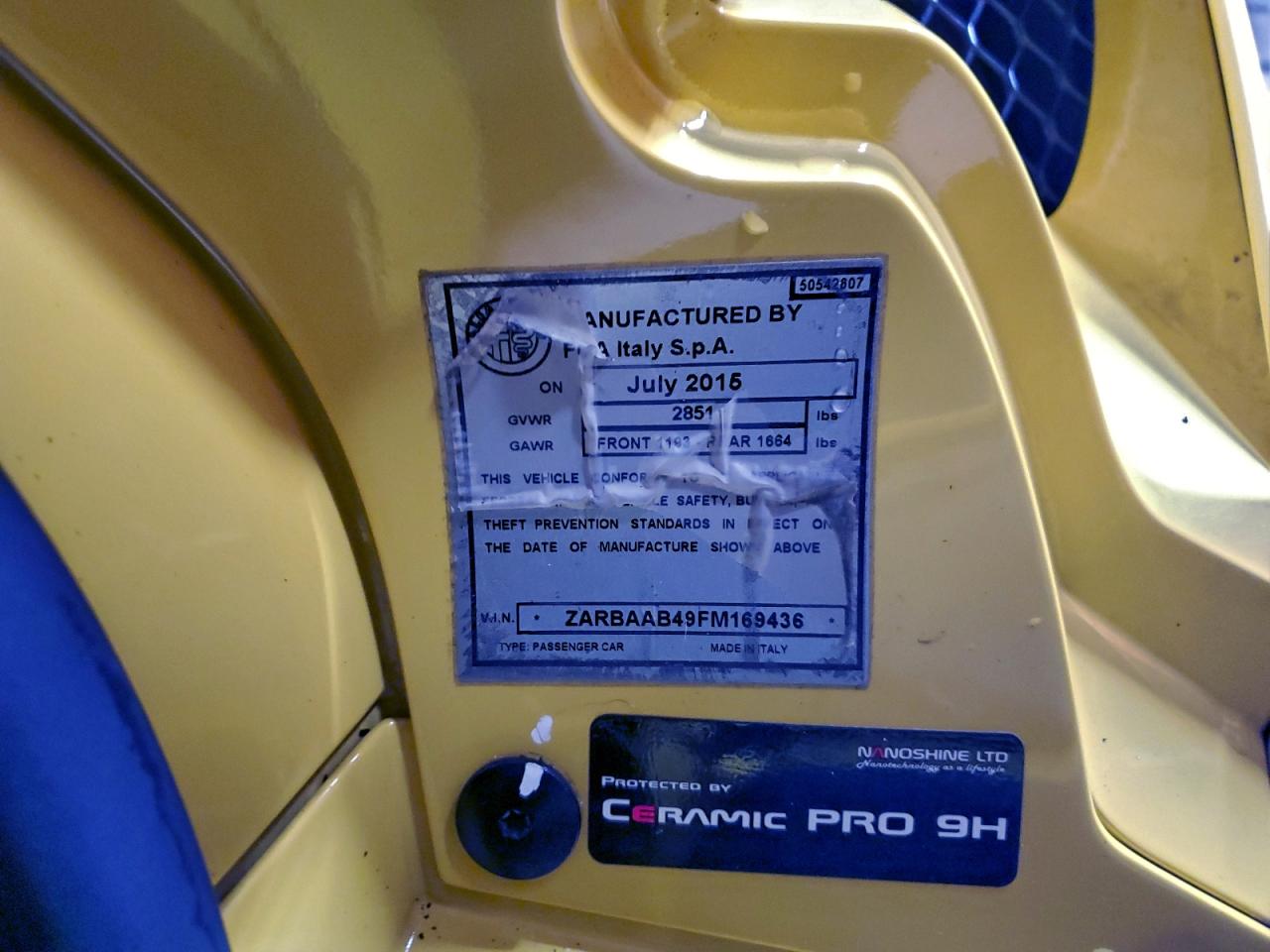 ALFA ROMEO 4C SPIDER