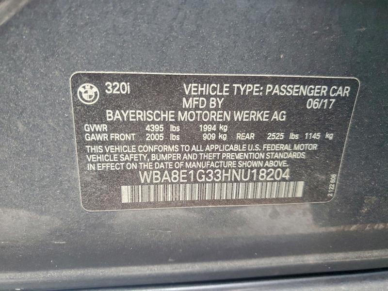 2017 BMW 320 I #3318984924