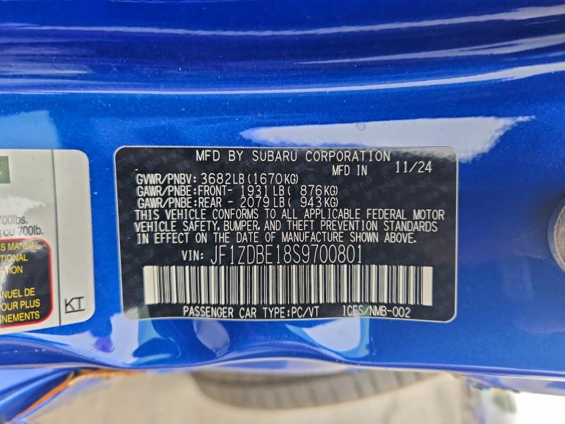 2025 SUBARU BRZ LIMITE #3312416610