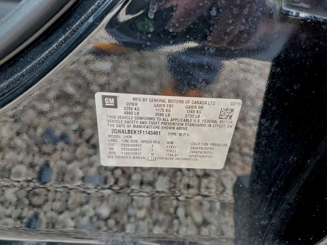 CHEVROLET EQUINOX LT