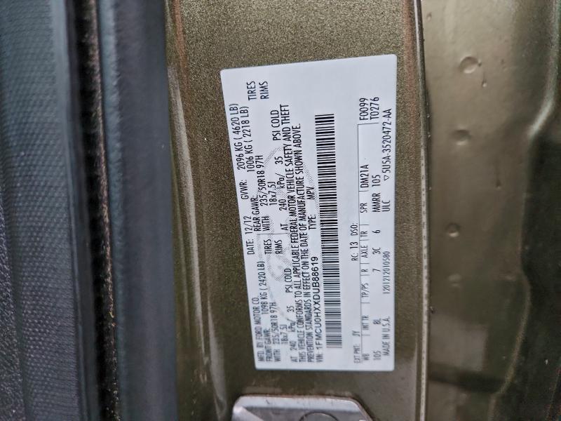 2013 FORD ESCAPE SEL #3302706112