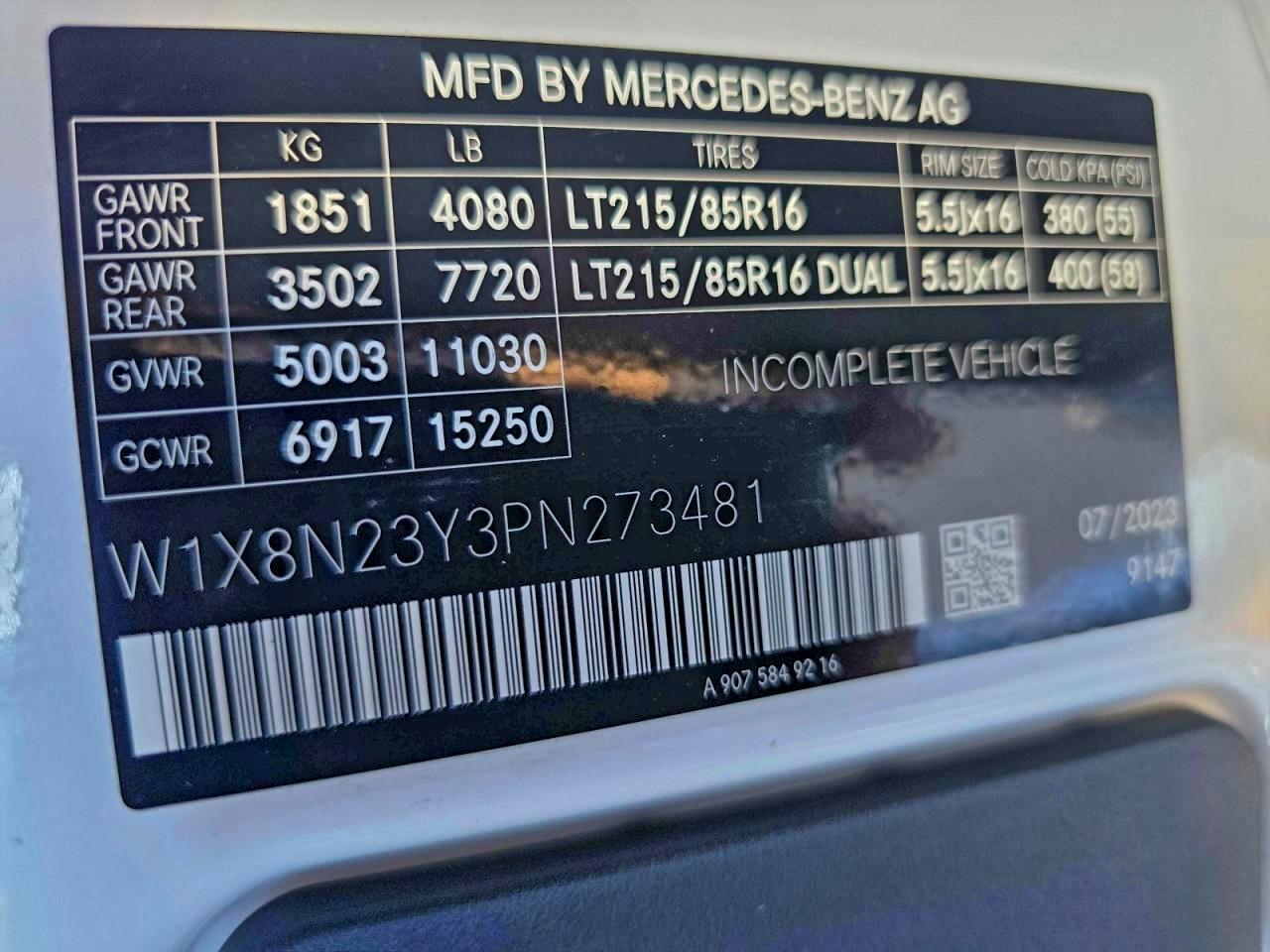 MERCEDES-BENZ SPRINTER 3500