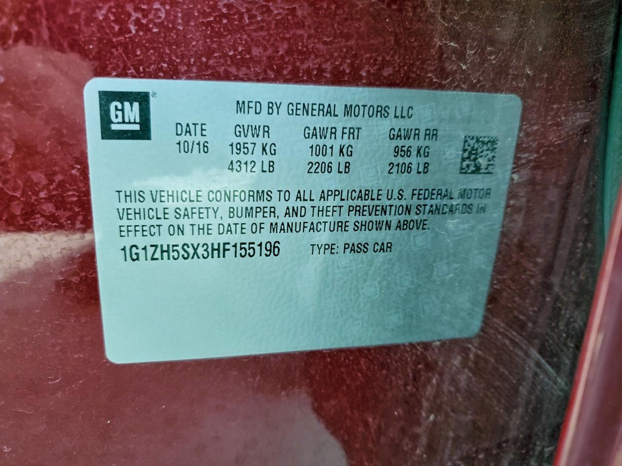 CHEVROLET MALIBU PREMIER