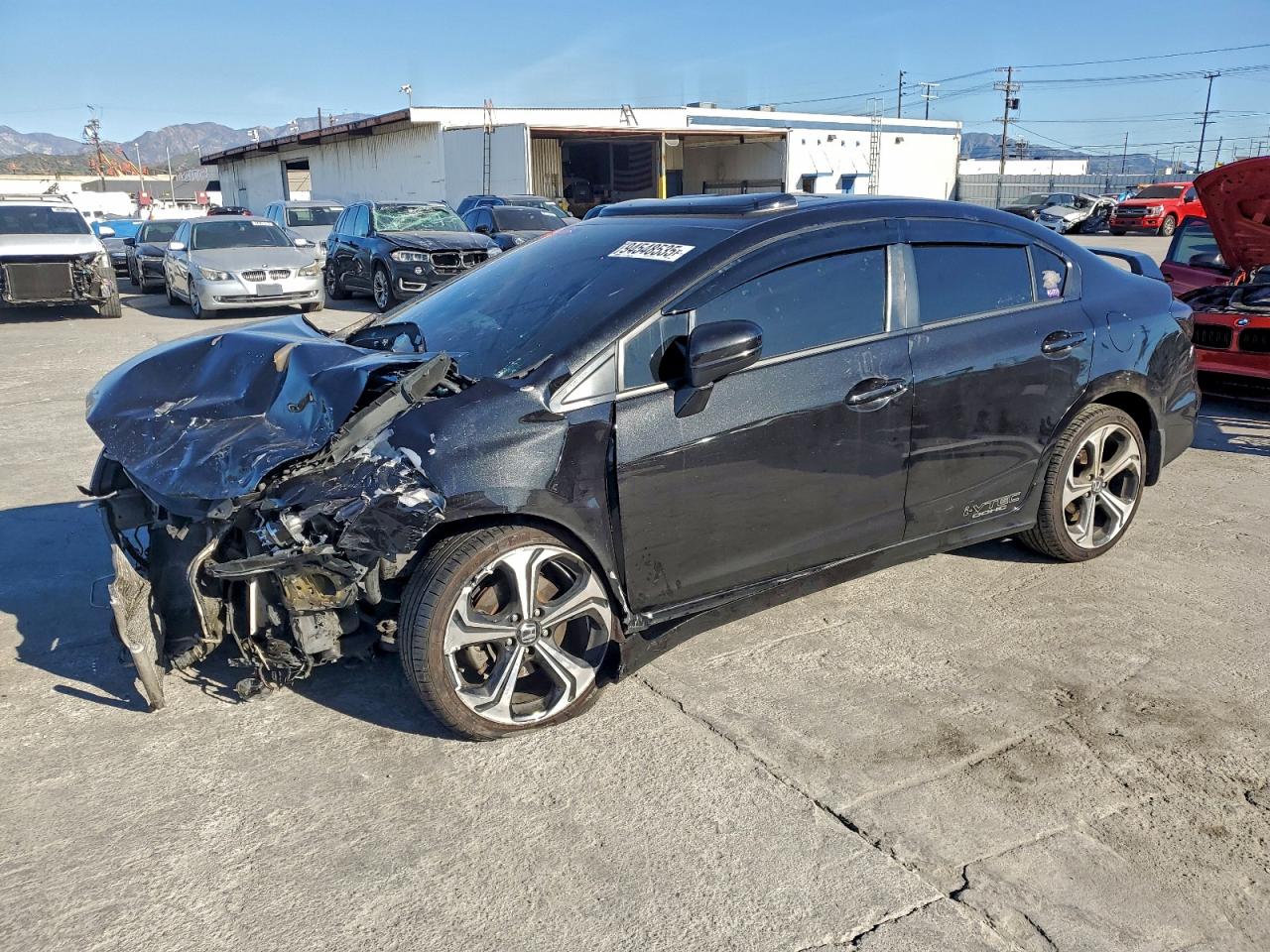Lot #3309605603 2015 HONDA CIVIC SI