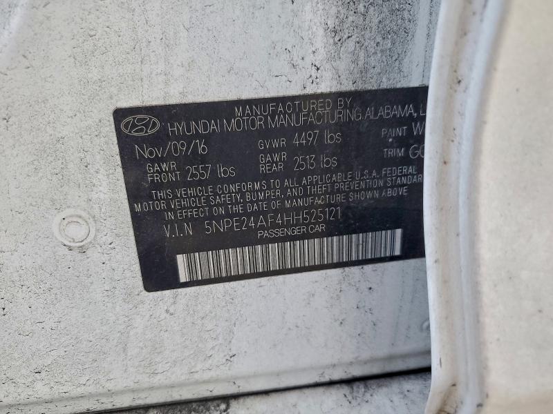 2017 HYUNDAI SONATA SE #3308415301