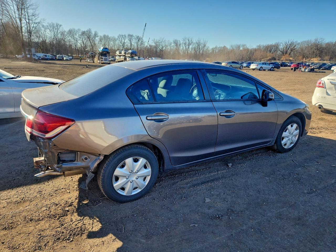 Lot #3315562801 2013 HONDA CIVIC LX