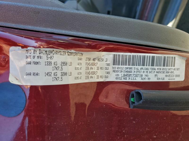 2007 JEEP GRAND CHER #3305700732