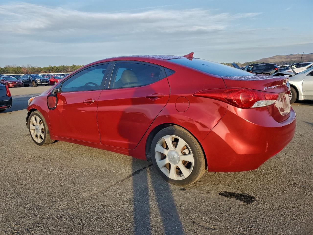Lot #3315888141 2012 HYUNDAI ELANTRA GL