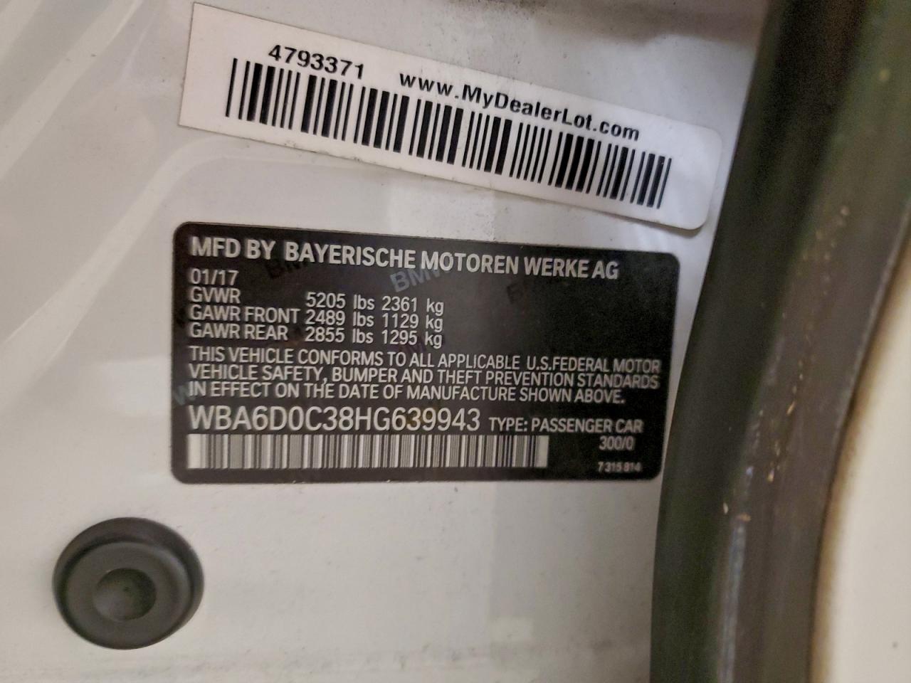 BMW 6 SERIES GRAN COUPE I GRAN COUPE