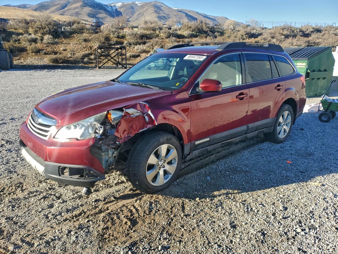 Lot #3310708747 2012 SUBARU OUTBACK 3.