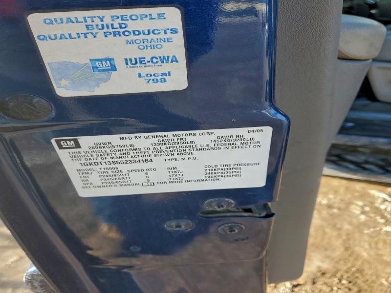 2005 GMC ENVOY #3309285620