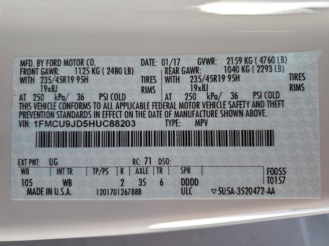 FORD ESCAPE TITANIUM