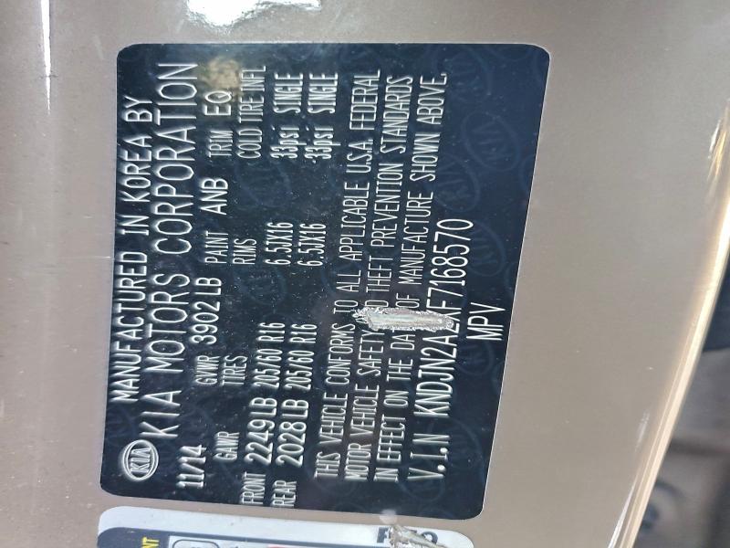 2015 KIA SOUL #3303804425