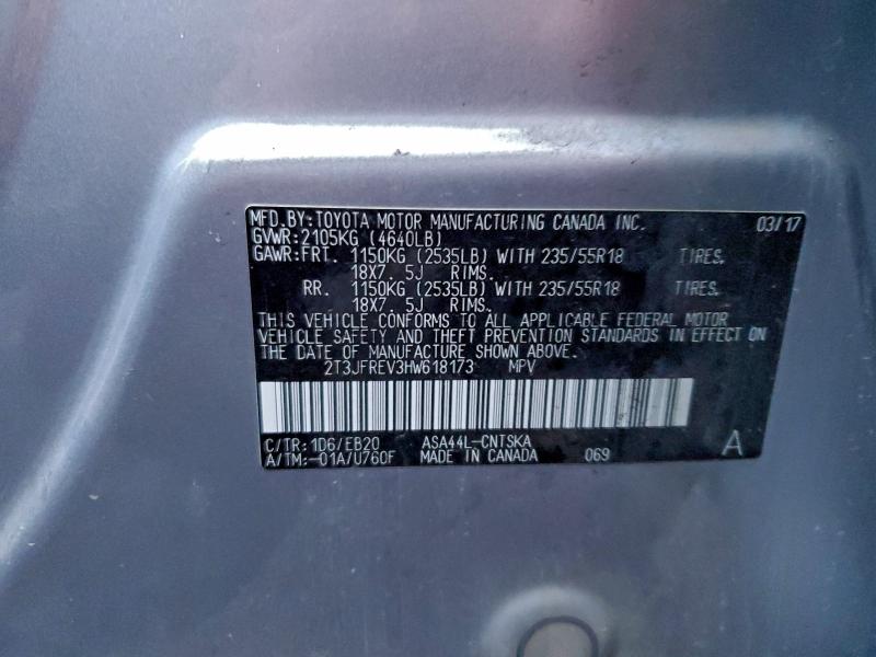 2017 TOYOTA RAV4 SE #3304550464