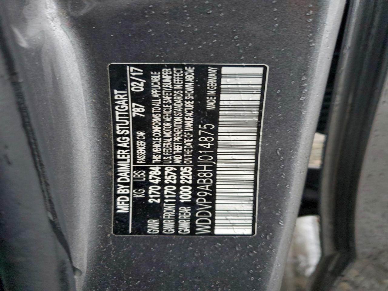 MERCEDES-BENZ B-CLASS 250E