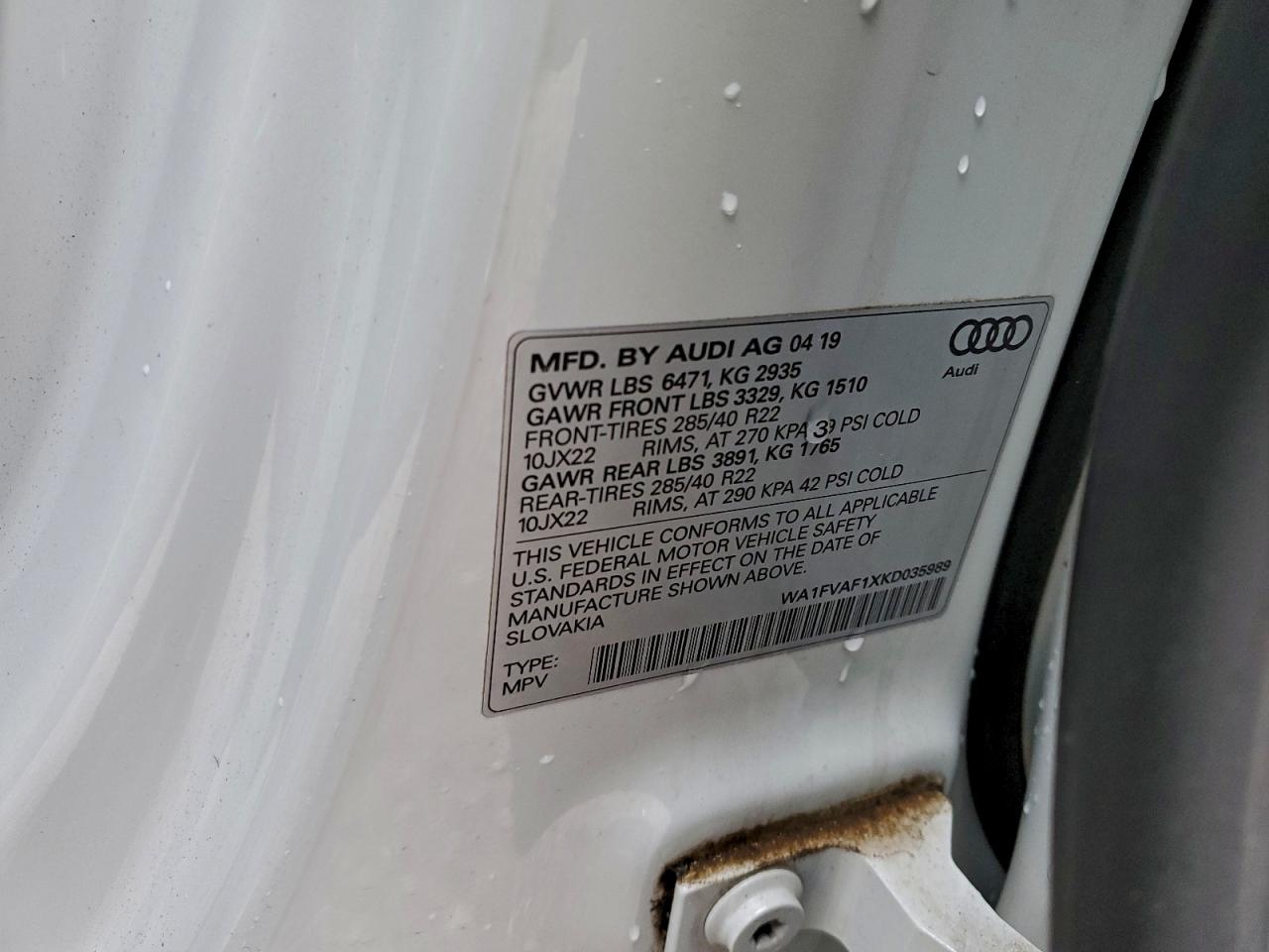 AUDI Q8 PRESTIGE S-LINE