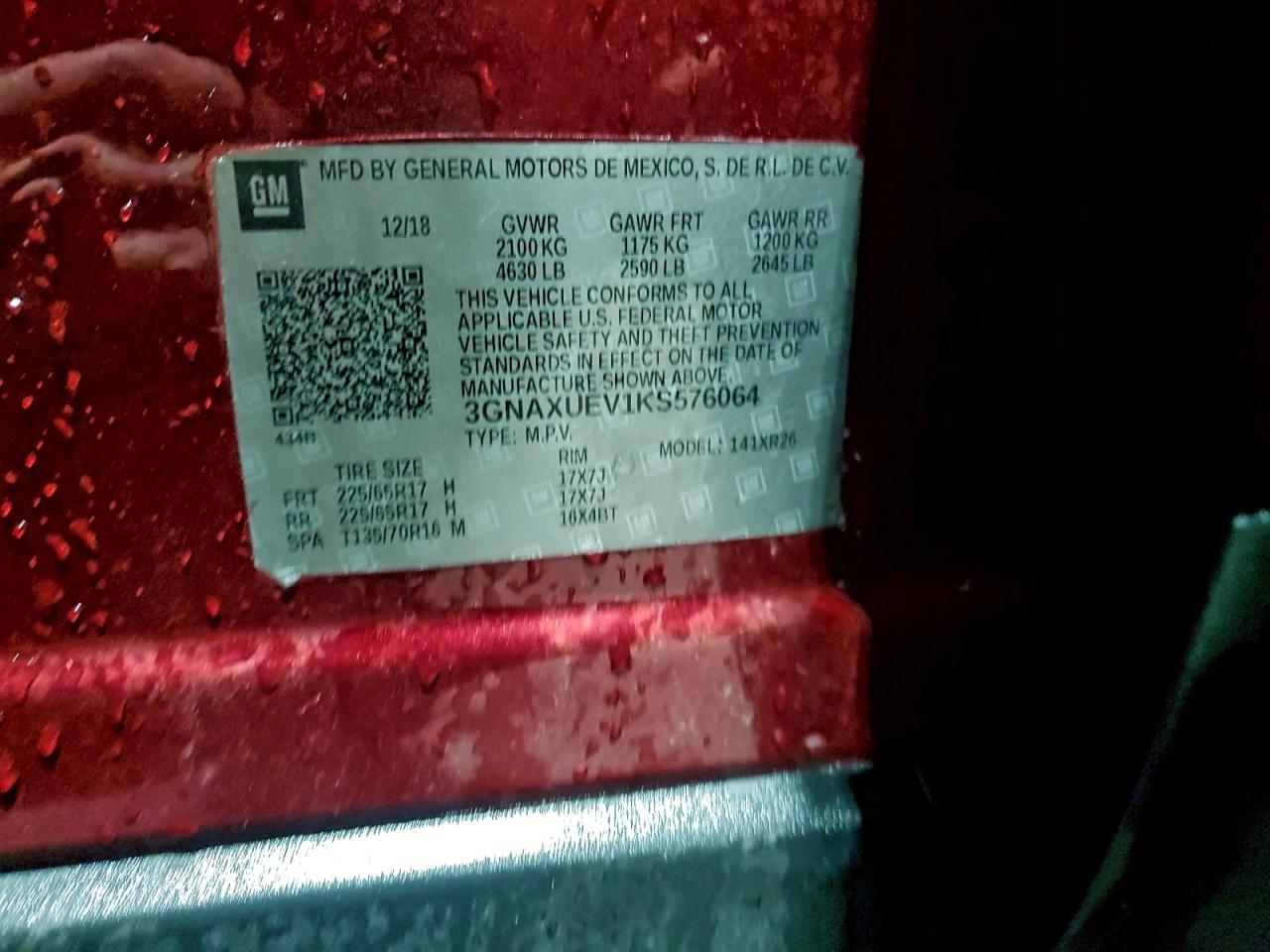 CHEVROLET EQUINOX LT