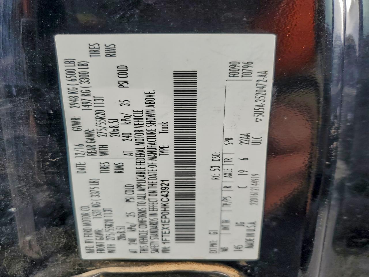 FORD F-150 SUPER CAB