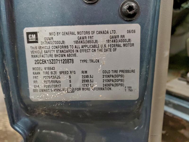 2007 CHEVROLET SILVERADO #3305313338