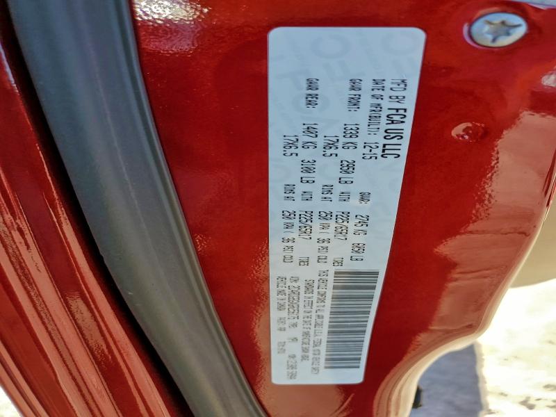 2016 DODGE GRAND CARA #3305725722