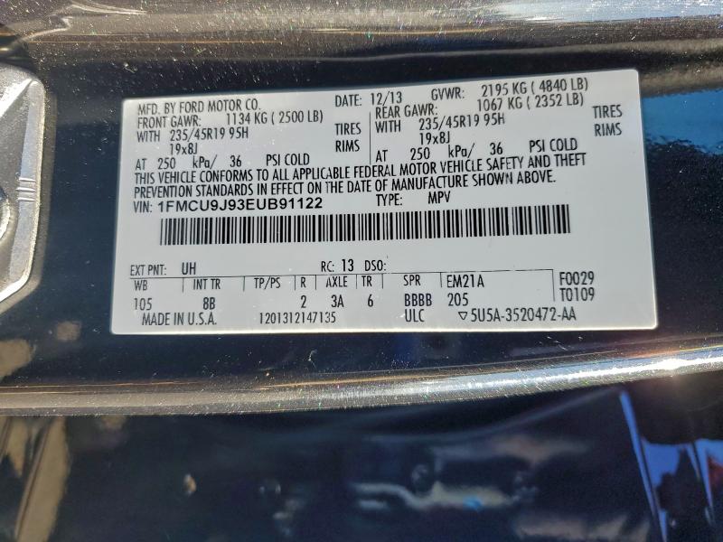 2014 FORD ESCAPE TIT #3305305327