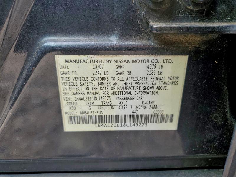 2008 NISSAN ALTIMA #3304505441