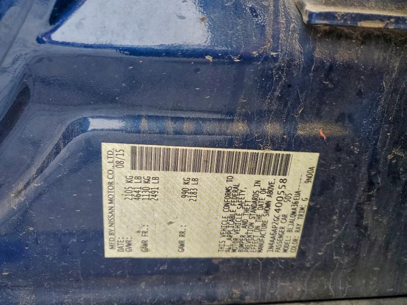 2016 NISSAN MAXIMA 3.5 #3302677009