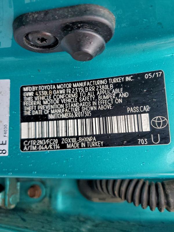 2018 TOYOTA C-HR XLE #3316554531