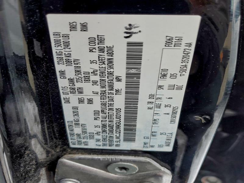 2016 LINCOLN MKC SELECT #3303881687