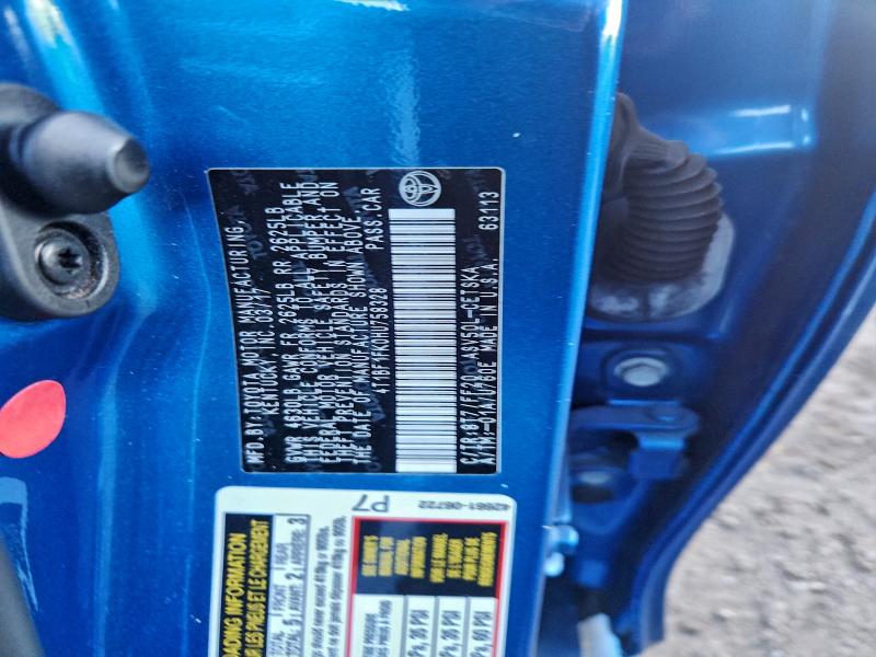 2017 TOYOTA CAMRY LE #3305307307