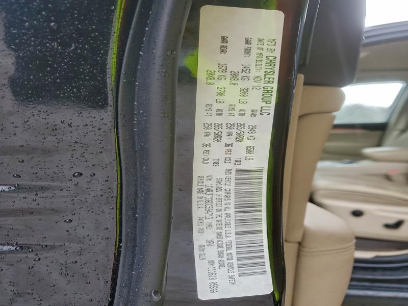 2013 JEEP GRAND CHER #3302702029