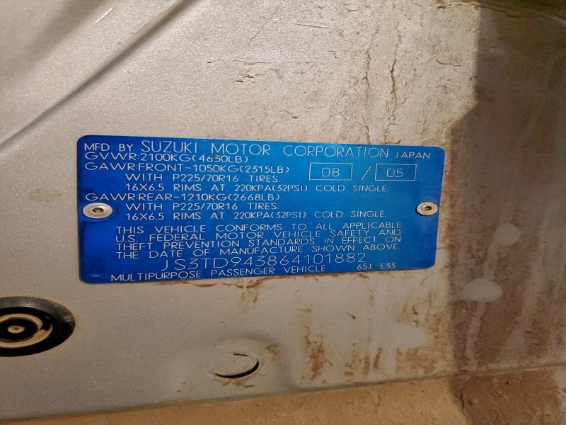 2006 SUZUKI GRAND VITA #3303746420