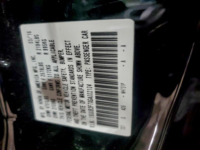 2016 ACURA TLX ADVANC #3312479659