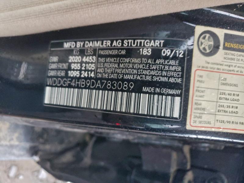 2013 MERCEDES-BENZ C 250 #3302697058