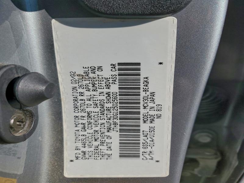 2002 LEXUS ES 300 #3318926937