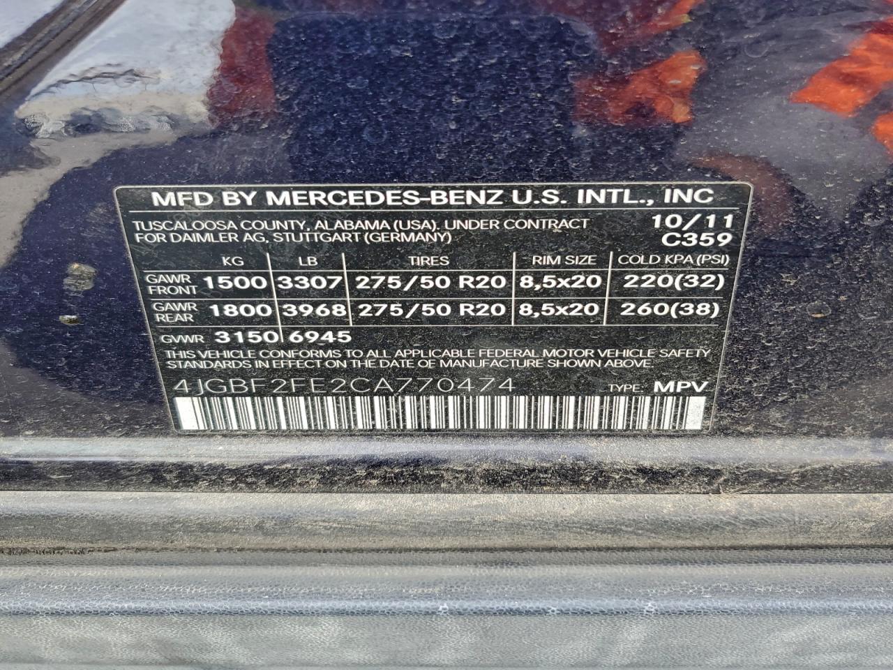 MERCEDES-BENZ GL-CLASS 350 BLUETEC