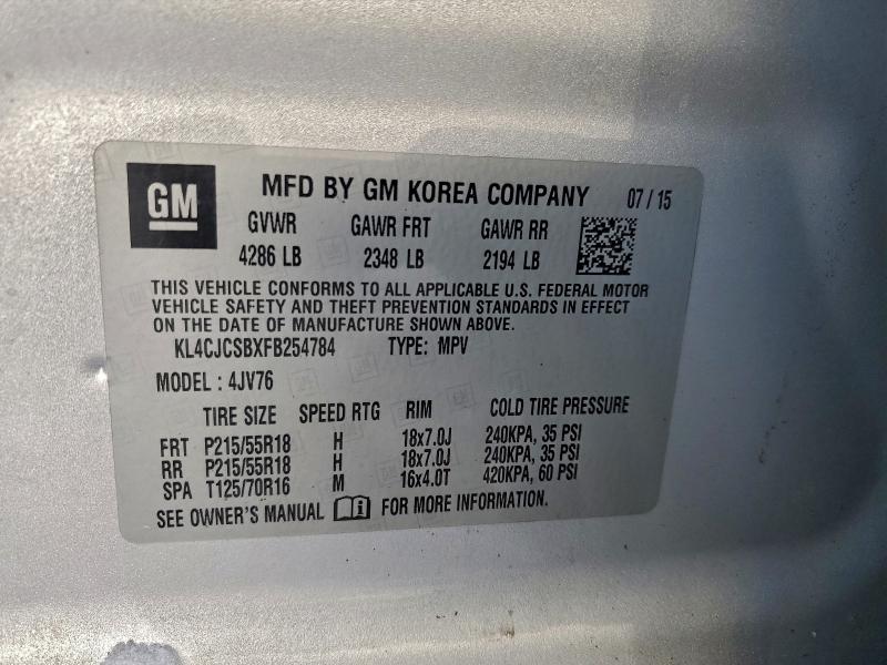 2015 BUICK ENCORE #3317786100